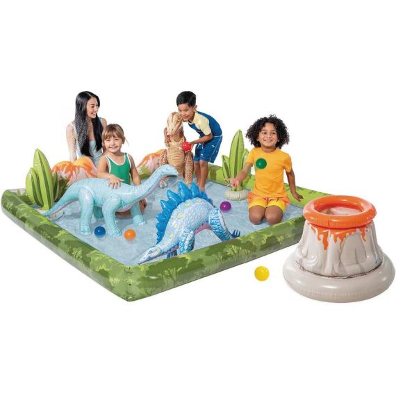Intex PLAY CENTER JURASSIC ADVENTURE  cm. 201x201x36 FV54392 INTEX