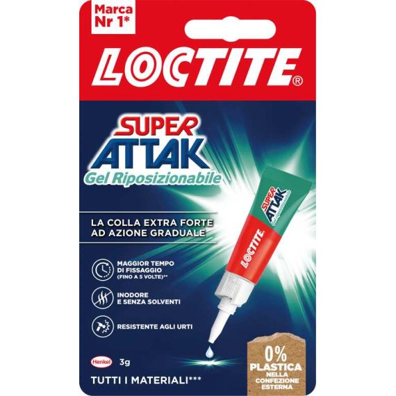 Henkel COLLA SUPER ATTAK GEL RIPOSIZIONABILE gr. 3  FV57432 Henkel
