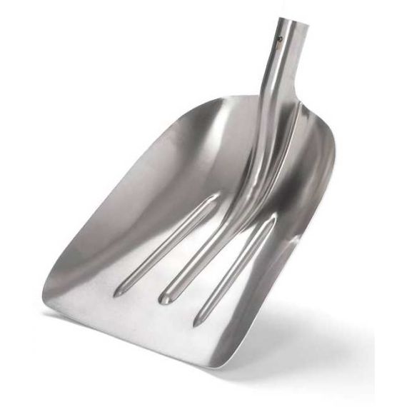 PALA PER NEVE E GRANO ALLUMINIO Cm. 40x33 con manico cm. 130 FV13299 