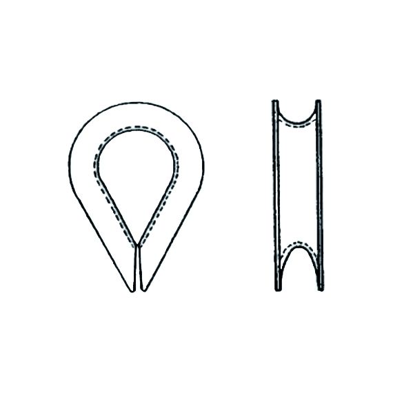 REDANCE PER FUNE IN ACCIAIO ZINCATO mm. 14 FV55833 