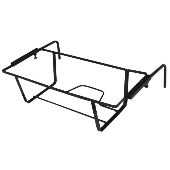 PORTAVASO DA BALCONE REGOLABILE NERO  cm. 40 FV29022 