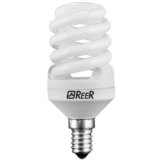 Reer LAMPADA RISPARMIO ENER. MICRO E-LITE Spirale E14-calda 11W-532 lumen FV29265 Reer