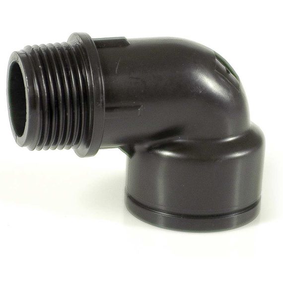 RACCORDO FILETTATO A GOMITO PER TUBO IN POLIETILENE M/F  mis. 1/2x1/2 FV41908 