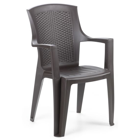 SEDIA EDEN cm. 55x60x91 h col.  Antracite FV49004 