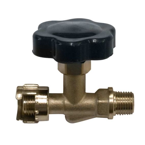 RUBINETTO DI LINEA CON MANOPOLA PER COMPRESSORI  1/4 FV259 