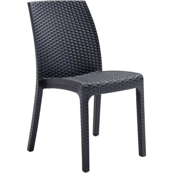 SEDIA VIRGINIA cm. 59x47x86 h col. Antracite FV52723 