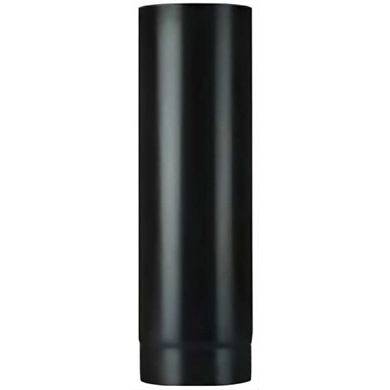 Save TUBO PER STUFA A LEGNA PORCELLANATO PLUS LIGHT Col. Nero opaco Ø cm. 12x 25 FV55081 Save