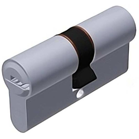 Securemme CILINDRO CROMO SATINATO EVOK1 5 chiavi  mm. 80 (35+45) FV55154 Securemme