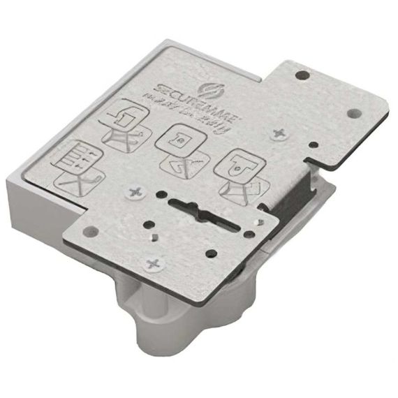 Securemme CUORE DI RICAMBIO SX DOPPIA MAPPA 4 MANDATE 3 CHIAVI per porte blindate Art. 250 FV55203 Securemme