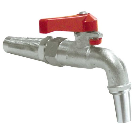 RUBINETTO A SFERA PER BOTTE CON BECCO  mm. 16 FV7707 
