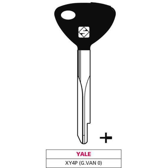Silca CHIAVE A CROCE FERRO XY4P (G. VAN 0) YALE FV47675 Silca