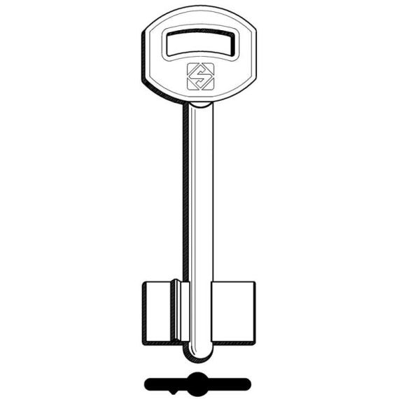 Silca CHIAVE A DOPPIA MAPPA 5CPR1 (G. VAS 5) CIPIERRE FV57188 Silca