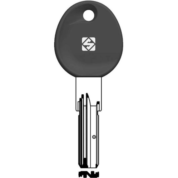 Silca CHIAVE PUNZONATA ALPACCA DIR6RP (G. VAL 0) DIERRE FV57247 Silca