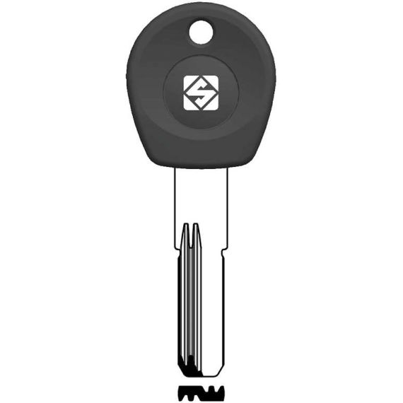 Silca CHIAVE PUNZONATA OTTONE MO2RP (G. VAG 3) MOIA  FV57299 Silca