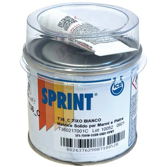 STUCCO PER MARMO BIANCO  ml. 500 FV22777 