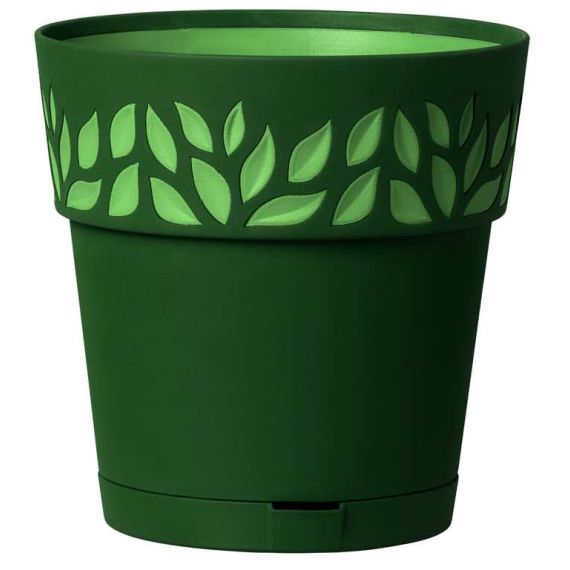 Stefanplast VASO CLOE con riserva d'acqua Ø cm. 25x25 h col. Bianco FV46995 Stefanplast