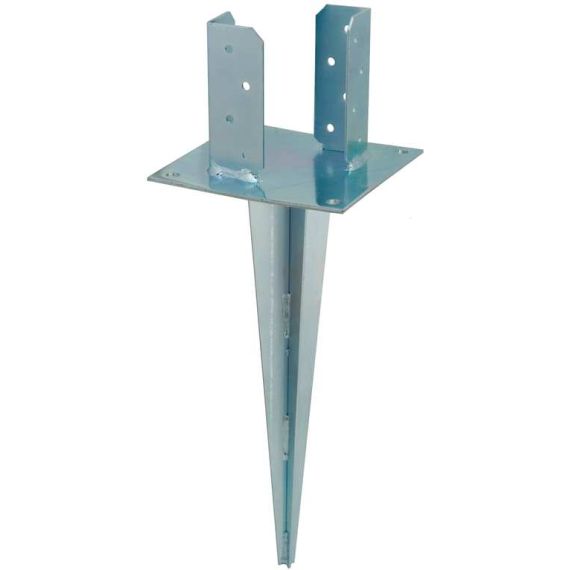 SUPPORTO PER TRAVI DA PIANTARE Quadrato mm. 100x100 FV57510 