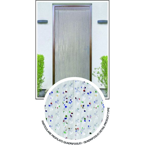 TENDA IN PVC QUADRIFOGLIO cm. 125x230 col. Oro FV55555 