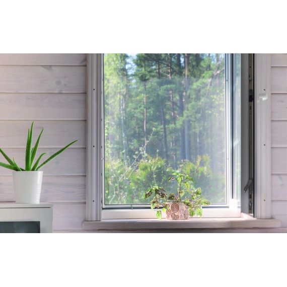 Tata Linda ZANZARIERA A ROTOLO IN FIBRA DI VETRO MT. 30 Maglia mm. 18x16 H. cm. 80 col. Grigio FV51958 Tata Linda