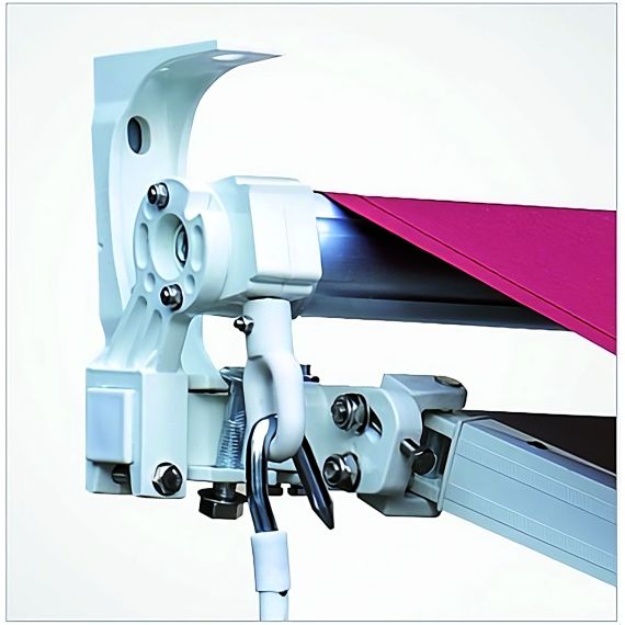 TENDA DA SOLE AVVOLGIBILE A BARRA QUADRA cm. 300x200 col. Bordeaux FV56186 