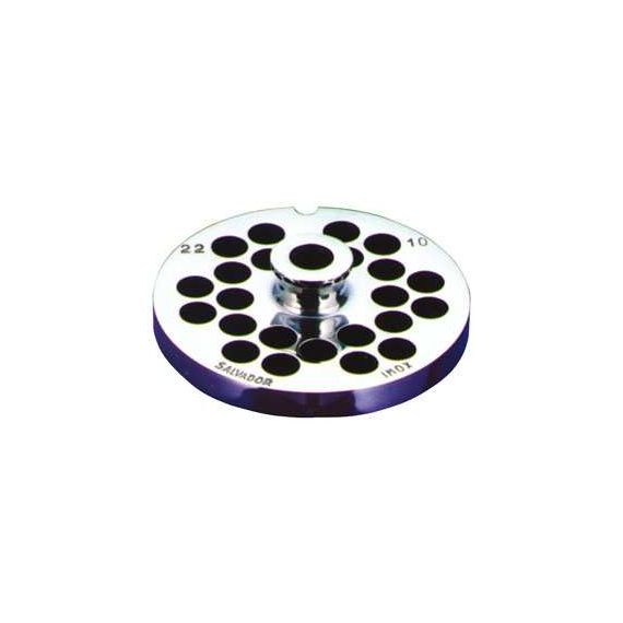 TRAFILA PER TRITACARNE Inox per PORKERT e REBER n° 22 (Ø 18 - 7 fori) FV14868 