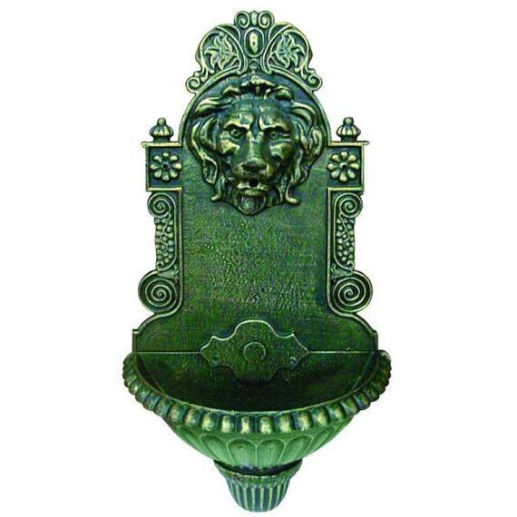 Tata Linda FONTANA IN GHISA LEONE ANTICHIZZATA CON RUBINETTO col. Grigio FV21971 Tata Linda