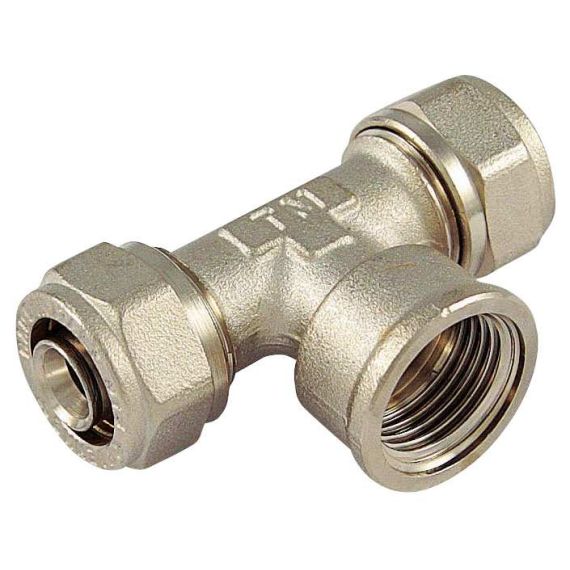 Tiemme RACCORDO PER TUBO MULTISTRATO a T femmina mis. 16x1/2x16 FV28984 Tiemme