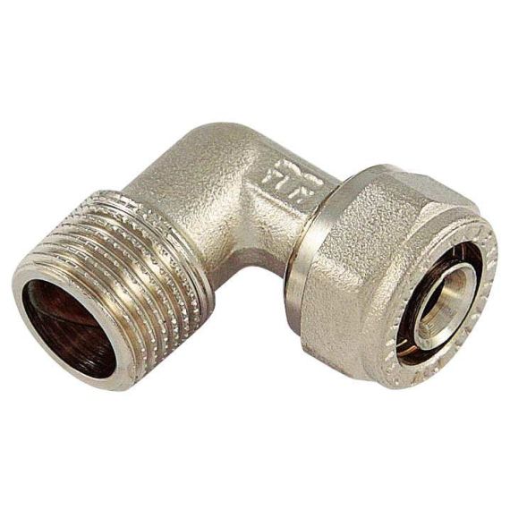 Tiemme RACCORDO PER TUBO MULTISTRATO curvo maschio mis. 16x3/4 FV36202 Tiemme