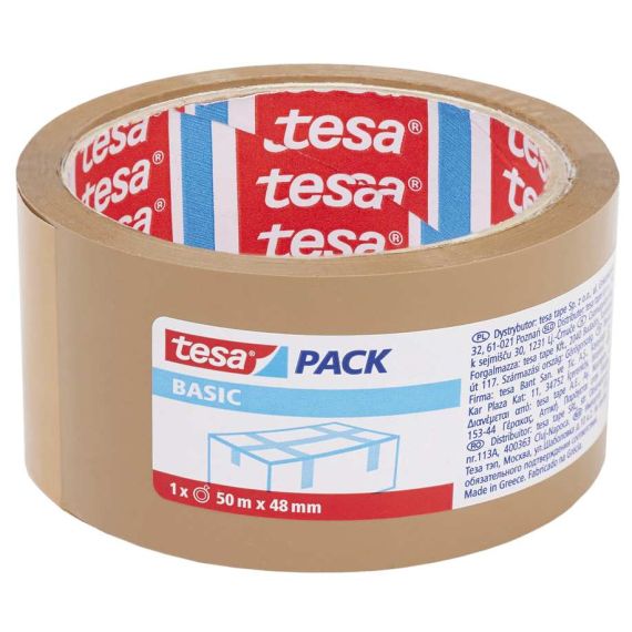 Tesa NASTRO DA IMBALLO BASIC mm. 50x66 mt. col. Avana FV53721 Tesa