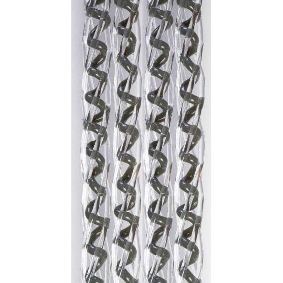 TENDA IN PVC COCO cm. 125x230 col. Cristallo/Grigio FV55647 