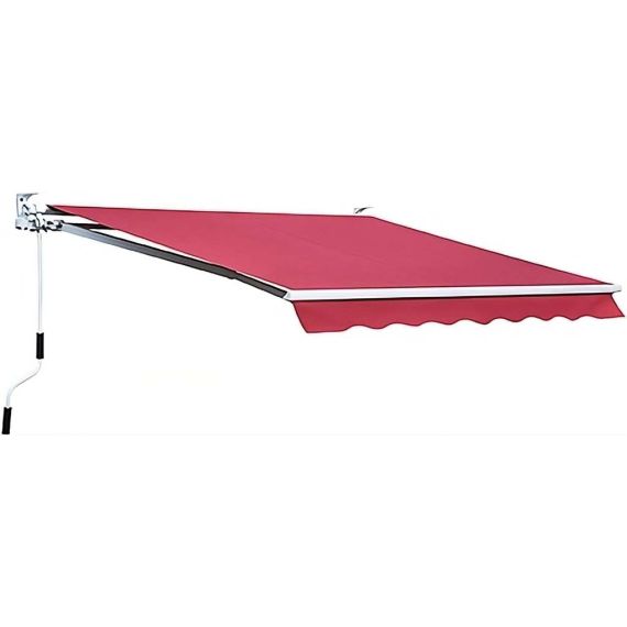 TENDA DA SOLE AVVOLGIBILE A BARRA QUADRA cm. 300x200 col. Beige FV56166 