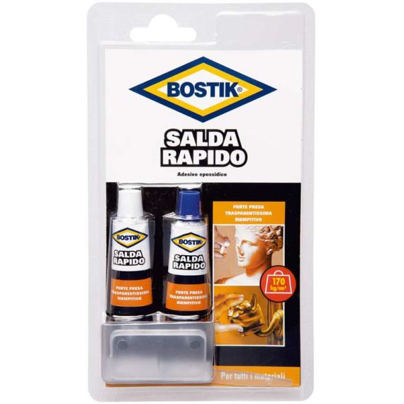Uhu Bison COLLA BOSTIK SALDARAPIDO BLISTER  ml. 30 (2 tub. ml. 15) FV23120 Uhu Bison