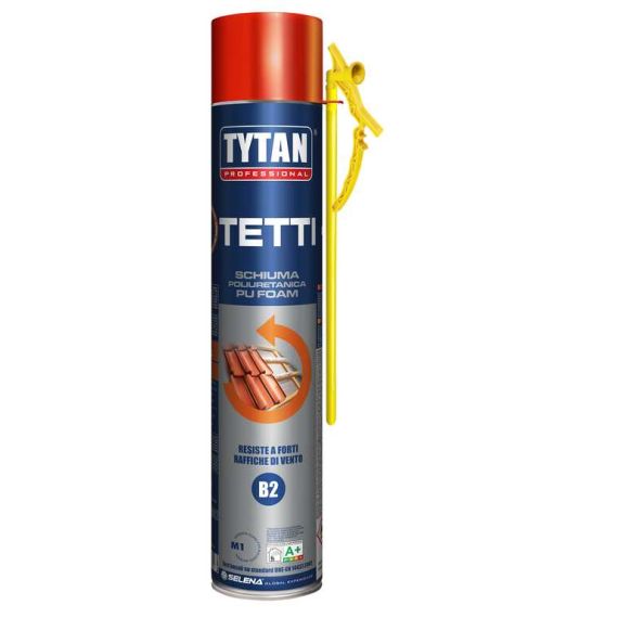 Tytan SCHIUMA POLIURETANICA TETTI B2 MANUALE ml. 750 FV38580 Tytan