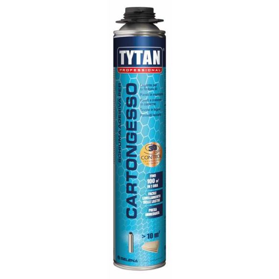 Tytan SCHIUMA ADESIVA PER CARTONGESSO A PISTOLA ml. 840 FV46317 Tytan