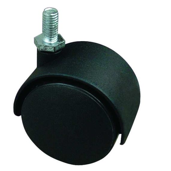 Utilia RUOTA GIREVOLE PER MOBILI CUFFIA NYLON  mm. 50-perno M8x15 FV13554 Utilia