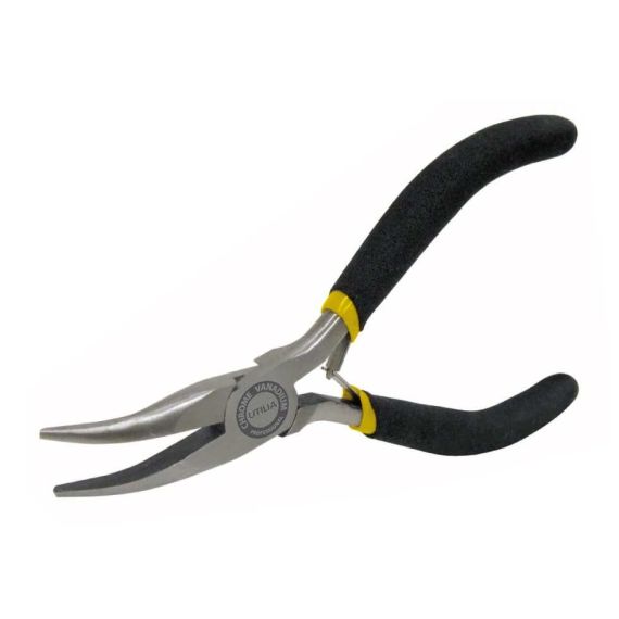 Utilia PINZA A BECCHI 1/2 TONDI PIEGATI PROFESSIONALE  mm. 120 FV30058 Utilia