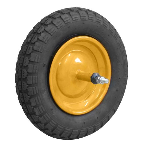 UTILIA RUOTA PNEUMATICA X CARRIOLA EUROSTARK MIS.350-8 ASSE CM.20.5/PERNO CM.26 FV45710 Utilia