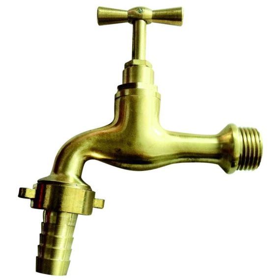 Utilia RUBINETTO PORTAGOMMA IN OTTONE LUCIDATO MIS. 3/4 FV48435 Utilia