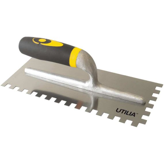 Utilia FRATTAZZO DENTATO A DESTRA MOD. USA cm. 12x28 Dentatura mm.10x10 FV51051 Utilia