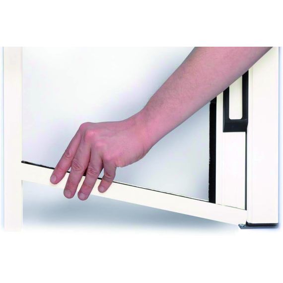 ZANZARIERA ORIZZONTALE IN KIT col. Bianco (RAL 9010) cm. 140x240 FV55496 