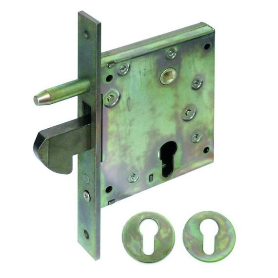 Welka SERRATURA FERRO INF. A GANCIO +PERNO Art. 057 E.60 - F.25 FV25105 Welka