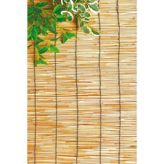 Utilia TOP QUALITY ARELLE STUOIA IN CANNICCIO NATURALE CON CARRUCOLA cm.  90x180 h FV51908 Utilia