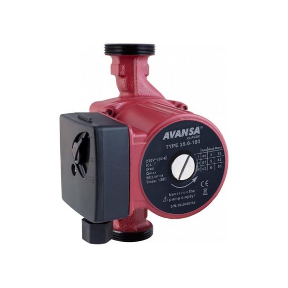 Circulating pump AVANSA 25/6/180 TI6691387 AVANSA