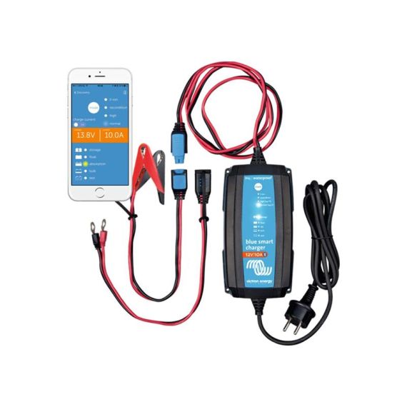 Smart battery charger BlueSmart 12V/10A IP65+DC connector TI4240565 VICTRON ENERGY