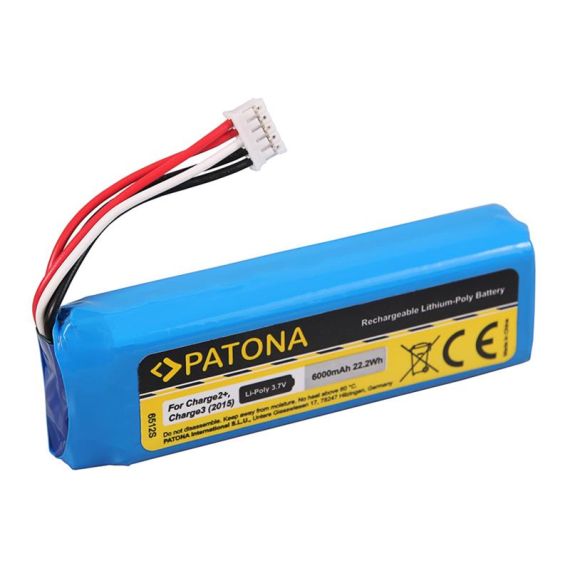 Battery for speakers JBL Charge 2+ 6000mAh Li-Pol 3,7V PATONA PT6512 TI6427270 PATONA