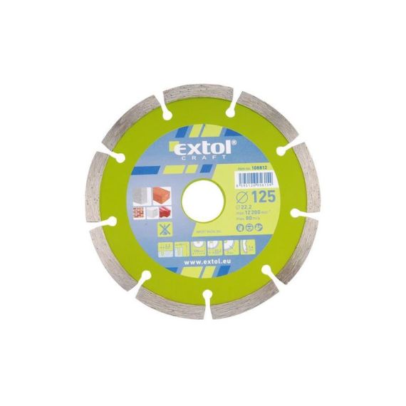 Diamond cutting blade segment 230mm EXTOL CRAFT 108815 TI6690730 EXTOL