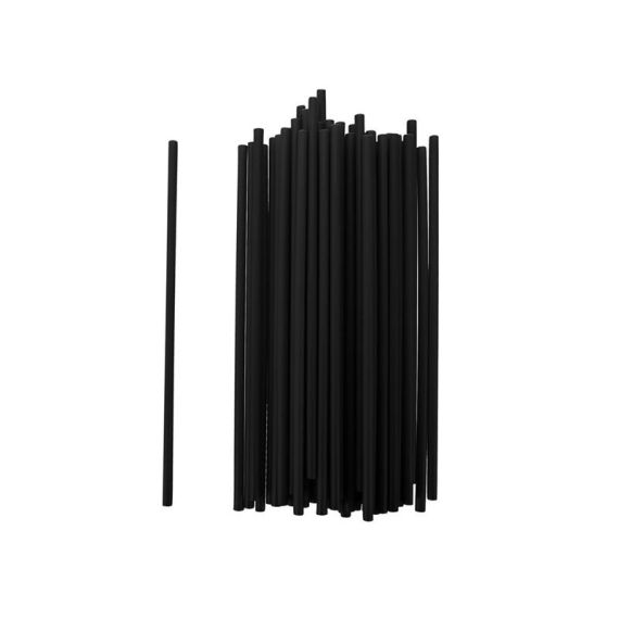 Plastic straws ORION 50pcs black for repeated use TI6434423 ORION