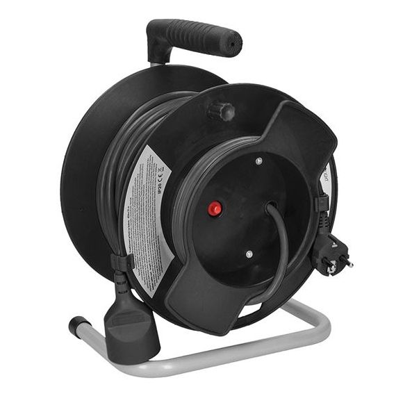 Extension cable on the drum - 1 socket 25m SOLIGHT PB11 TI8710354 SOLIGHT