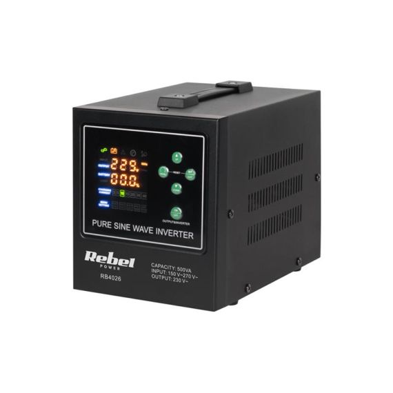 Power supply REBEL POWER-500-LFP4 12V 230V 500VA 300W Black TI8840384 Rebel