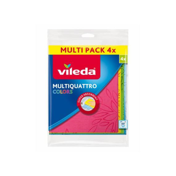 Cloth VILEDA Multiquattro Colors 164519 4pcs TI6426977 Vileda
